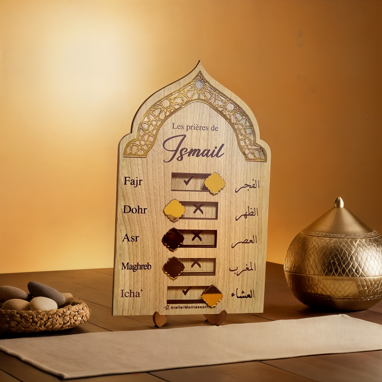 Tableau de Prières Personnalisé – Un Guide Spirituel Pour Vos Enfants